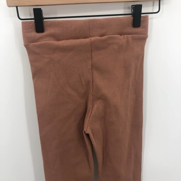 NAKED WARDROBE Snatched Rib Leggings In Coco Tan Brown Size Small NEW - Picture 6 of 12